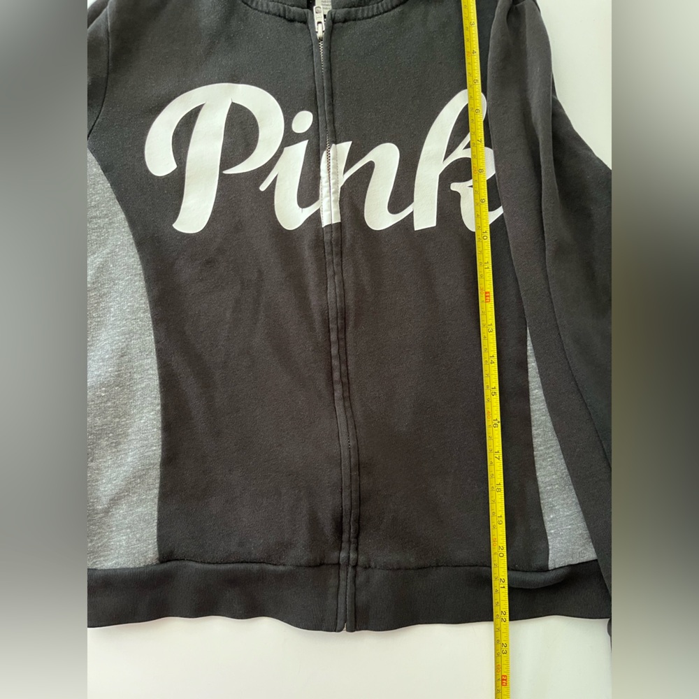 PINK Victoria's Secret | Black Full Zip Hoodie - Picture 8 of 8